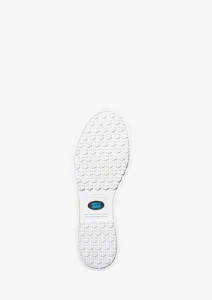 Zoom bild av Arbetssko sneaker i läder, vit