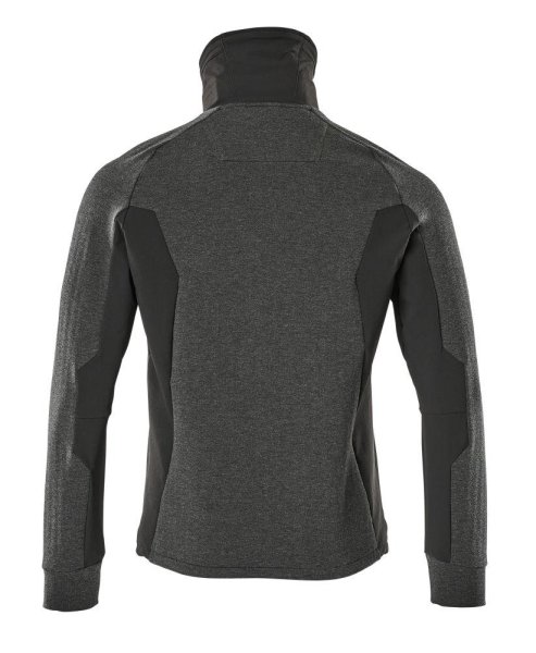 Zoom bild av Sweatshirt med blixtlås, svart