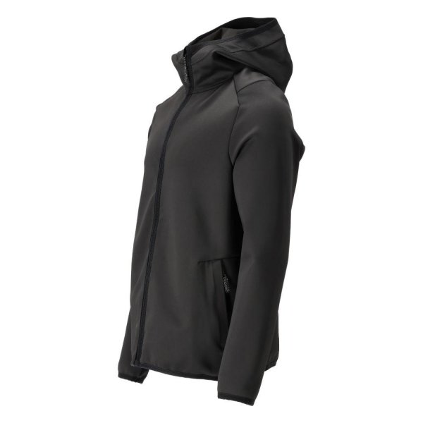 Zoom bild av Fleecetröja med huva, Herr | Svart