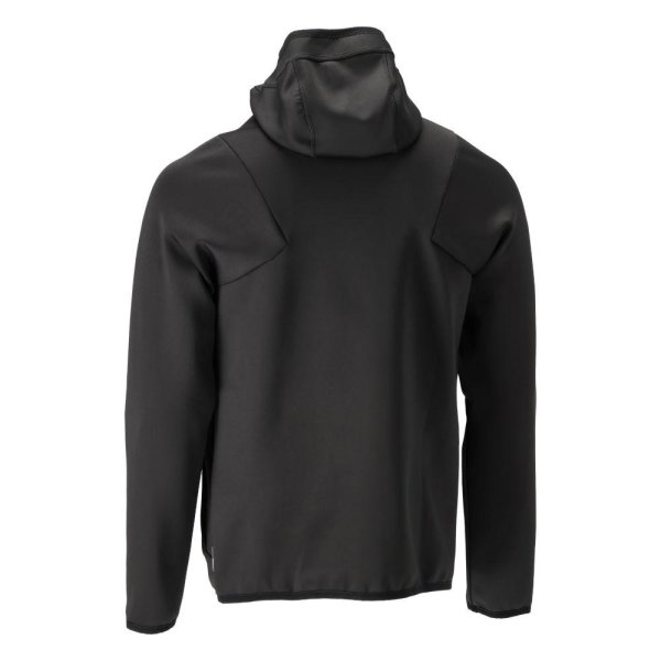 Zoom bild av Fleecetröja med huva, Herr | Svart