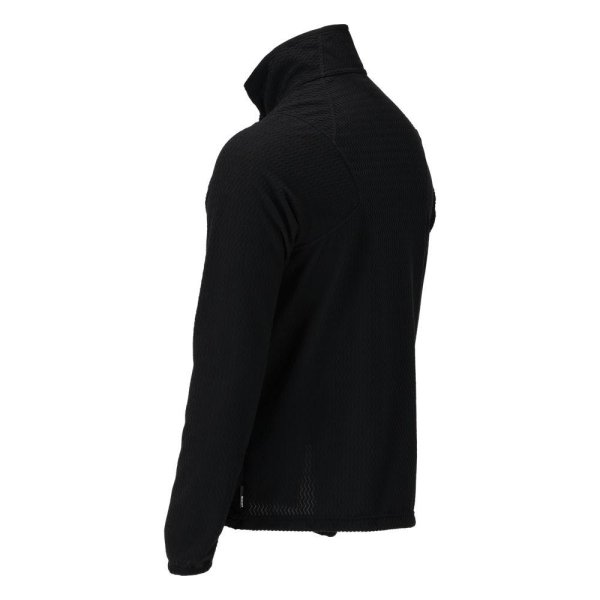 Zoom bild av Mikrofleece tröja med blixtlås Herr | Svart