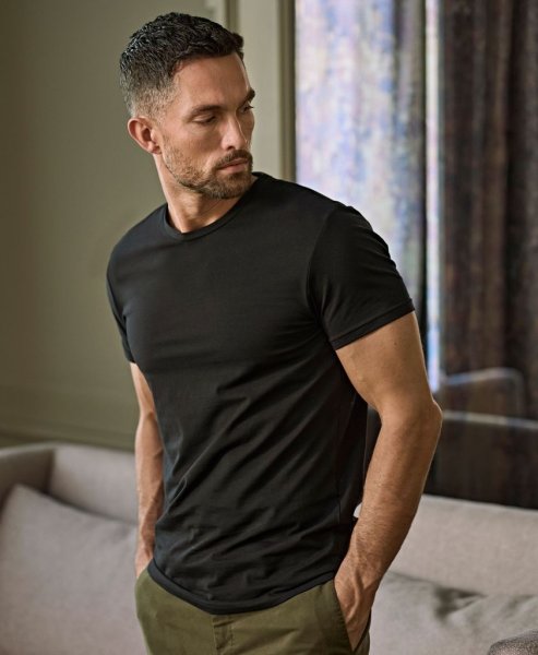 Zoom bild av Stretch Tee, unisex Black
