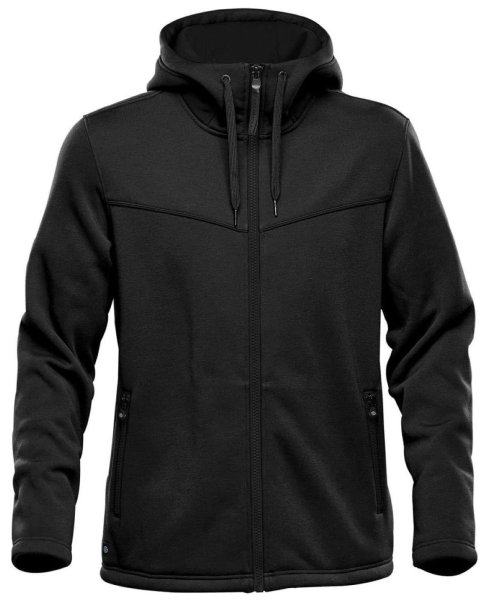 Zoom bild av Fullzip fodrad hoodie i herrmodell